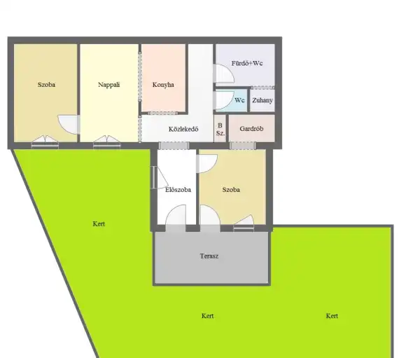 Eladó téglalakás, Budapest, XXII. kerület 3 szoba 58 m² 87 M Ft